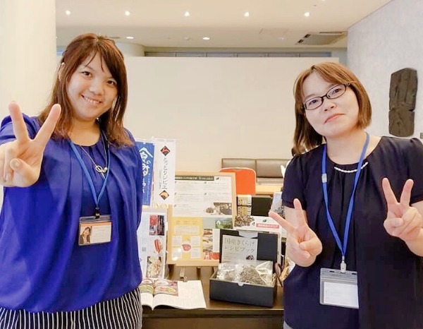 きくらげ緑工房担当宮下、ジビエ担当樋口