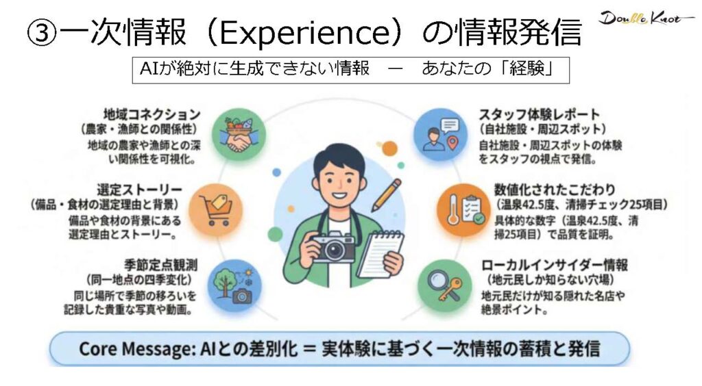 一次情報の発信